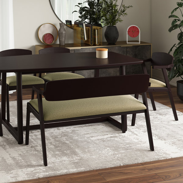 Mercury Row® Veronica Polyester Upholstered Bench & Reviews Wayfair